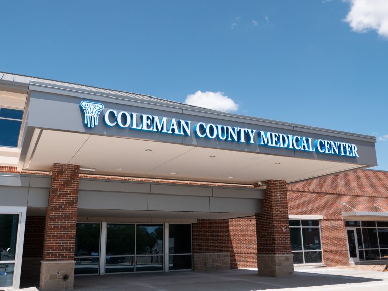 Front Entrance at Coleman County Medical Center