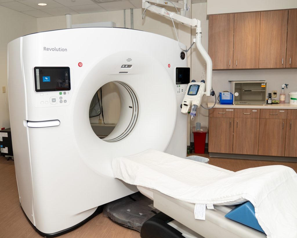Radiology and CT scanning department at CCMC
