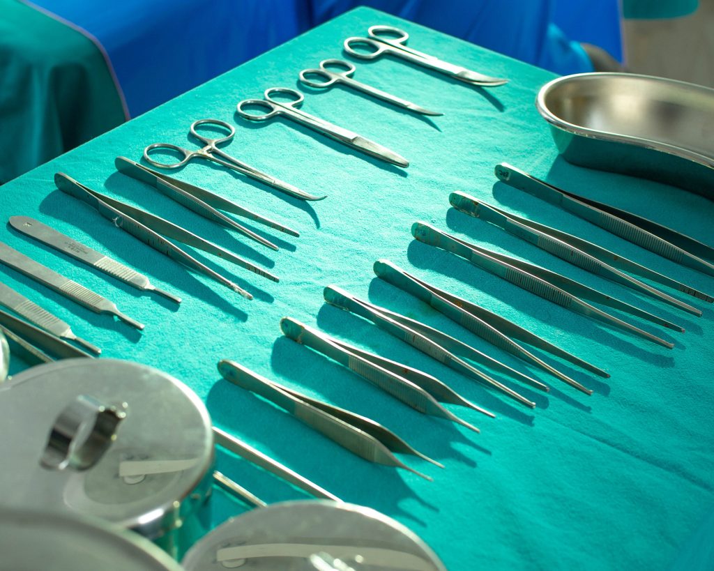 Surgical instruments at Coleman County Medical Center